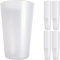 SPECIAL-DAY gobelet plastique dur reutilisable 30cl / 60cl rigide- Lot de 100,50,25 verres en Polypropylène dur - verre Couleur Givrée fabriqué en France (60cl, 100, unité)