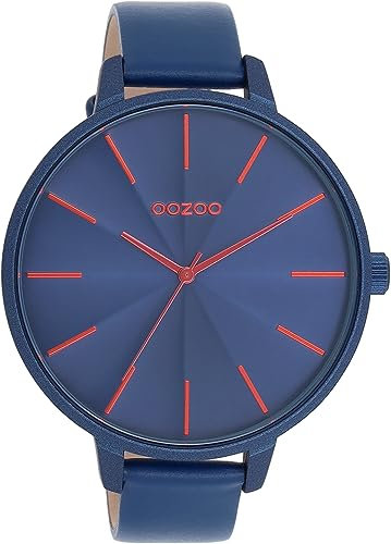 Oozoo Timepieces Damen Uhr | Armbanduhr Damen mit Lederarmband | Hochwertige Uhr für Frauen | Edle Analog Damenuhr in rund C11252