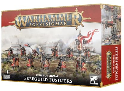 Games Workshop Städte von Sigmar: Freeguild Fusilliers, Schwarz