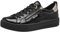 Tamaris Comfort Femmes Baskets Plates avec Fermeture éclair Loisirs, Noir (Noir Lack), 42 EU