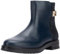 Tommy Hilfiger Donna Stivali Bassi in Pelle, Blu (Space Blue), 38