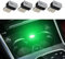 deemars 4PCS USB LED Voiture Atmosphère Lampe, Mini Kit d’éclairage Ambiant d’Interface Plug-in Portable, Accessoires d’Intérieur de Voiture Lumière d’USB Universelle pour (Verte)
