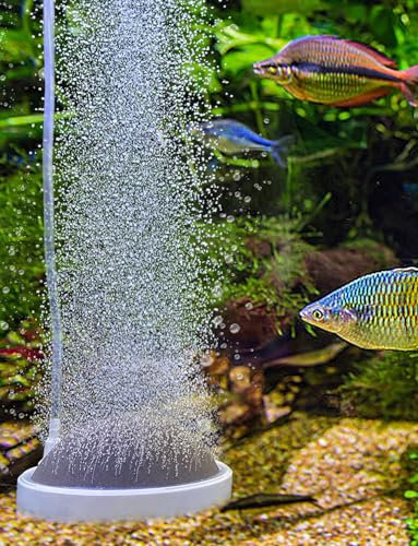 boxtech Aquarium Luftstein,SauerstoffStein Nano Bubble Air Stone Dekor, Aquarium Zubehör Tiny Bubbles（100MM）