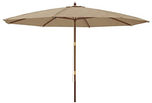 Hovothy Gartenschirm Marktschirm Hochwertigen Parasol Terrassenschirm Strandschirm Stilvollen und Praktischen Design