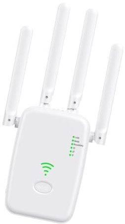 Amplificador Señal WiFi Extender - Extensor WiFi - Repetidor Inalámbrico | Repetidor WiFi Inalámbrico De 300Mbps, Enrutador, Extensor De Rango WiFi, Amplificador De Señal Wi-Fi para PC