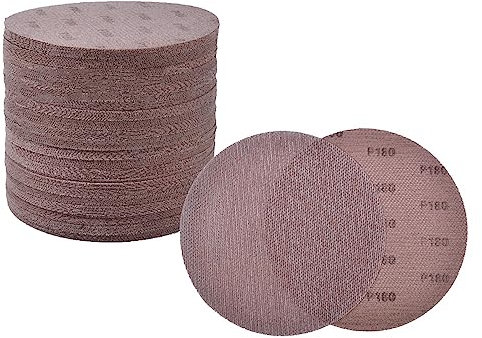 Schleifpapier, Schmirgelleinen, Trockenbau-Schleifpapier, flüssiges Schleifpapier, 50 Stück, 225 mm Mesh-Schleifscheiben, Körnung 80–800, 9-Zoll-Schleifpapier, Schleifblätter for Exzenterschleifer, La