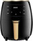 Sezamia Air Fryer 4.5L – Oil-Free, Rapid Air Circulation, Adjustable Timer & Temperature – Compact & Portable Non-Toxic Air Fryer Oven – Small Tower Airfryer with Rear Cooling & Exhaust System