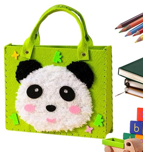 Vlies-Tasche, Nähset, niedliches Handtaschen-Zubehör, Heimdekoration, Nähset für Zuhause, Kindergarten, Kindergarten
