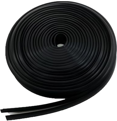 Kantenschutz Selbstklebend Kantenschutz, Fassungsprofil aus EPDM-Gummi für effektiven Kantenschutz, Selbstklebendes U-Form Kantenschutzprofil für Bleche Autotüren Metallplatten(2mm x 3m Schwarz)