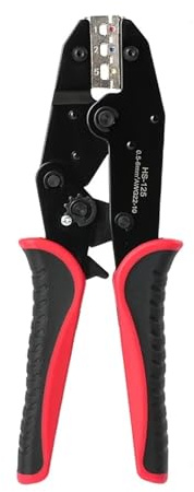 HS-125 Stoßverbinder-Crimpzange for Schrumpfverbinder, 20–10 AWG, Ratschen-Draht-Crimpzange, Ratschen-Crimp-Werkzeuge
