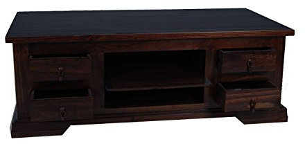 MiaMöbel TV-Kommode Mexico Möbel 130x46x65 cm Kolonialstil Massivholz Pinie Kolonialstil