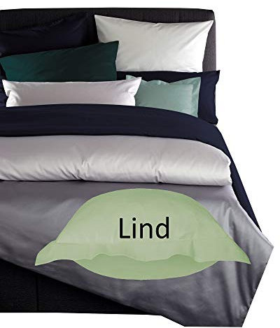 Curt Bauer Mako Satin Bettwäsche Uni Größe 155x220+80x80 cm Farbe Lind