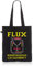 style3 Flux Kompensator Biobaumwolle Beutel Jutebeutel Tasche Zurück Zeitreise Zukunft, Farbe:Schwarz