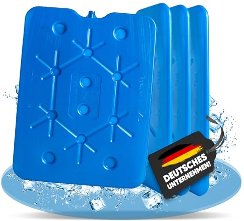 NEMT Flache Kühlakkus 800ml langanhaltende Kühlelemente – 4 Stück