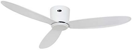 Casafan Ventilador para techos Bajos Eco Plano II 311283 - 112cm / hasta 15m2 (Blanco)