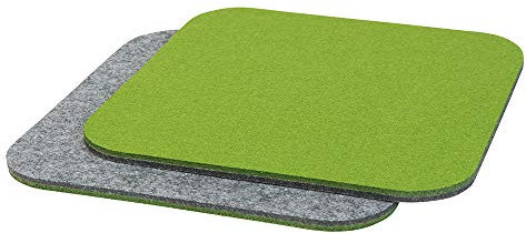 luxdag Filzuntersetzer für Vasen & Schüsseln (Farbe & Größe wählbar) - Untersetzer zweifarbig - Tischschoner für Küche, Wohnzimmer & Bar