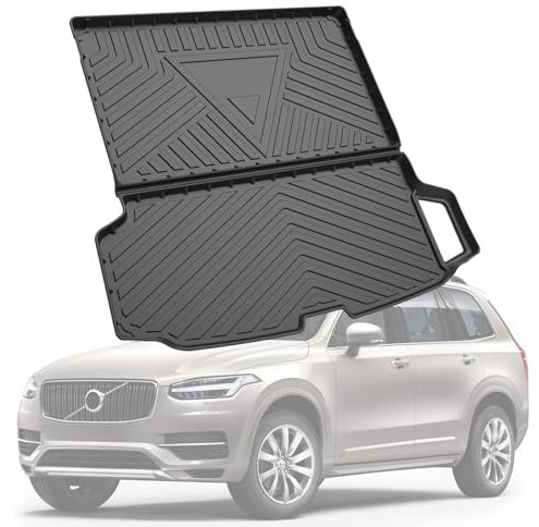 Psler Vehículo All Weather Waterproof Protector Pad Estera Trasera del Trazador de Líneas del Cargo para XC90 2015-2023