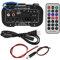 ANCLLO Amplificatore HiFi Bluetooth Nero 5 Pollici Amplificatore Bluetooth Digitale per Auto per Auto Amplificatore Audio Stereo ad Alta Potenza per Bassi HiFi