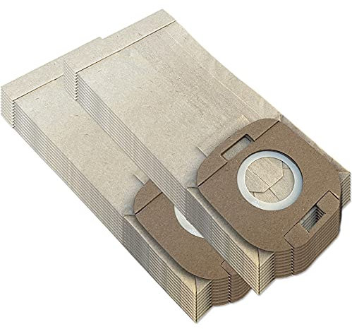 MohMus 20 Sacchetti per Aspirapolvere DeLonghi XLF1600PES, XLF1500ES, XL150.40, XL150.41, XL160.40