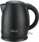 Belaco Electric Kettle Stainless Steel Housing 1.7L Fast Boil Cordless 360° Rotation Removable Water Filter 1800-2200W UK Plug Auto Shut-Off & Boil-Dry Protection (Black) (Black)