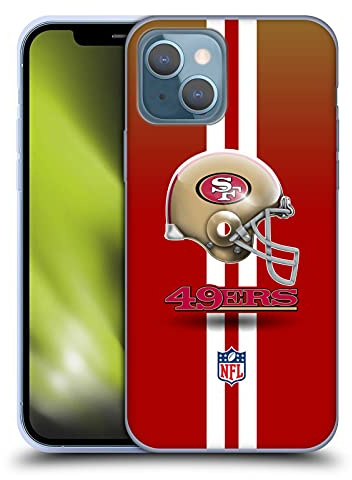 Head Case Designs Offizielle NFL Helm San Francisco 49Ers Logo Soft Gel Handyhülle Hülle kompatibel mit Apple iPhone 13