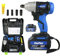 Avvitatore ad Impulsi, 450Nm Avvitatori a Massa Battente 21V, 6.0Ah Batteria, 4x Chiavi A Bussola, Mandrino 13mm (1/2), Impulsi/min 0-4400, Usato per Cambiare Pneumatici, Installare/Rimuovere Viti