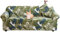 Jaotto Sofabezug 3 Sitzer Elastischer Stretch Spandex Sofa Überwürfe Sofahusse Antirutsch Waschbar Sofaschoner Couchbezug für Sofa mit Armlehne,Grüne Blätter