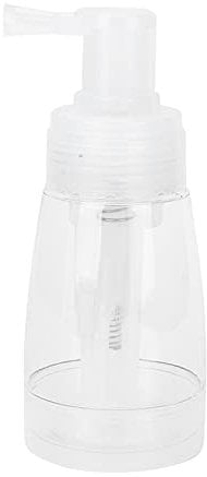 Powder Bottle,180ml Hair Powder Spray Bottle Transparent Empty Refillable Spray Bottle Hair Styling Tool
