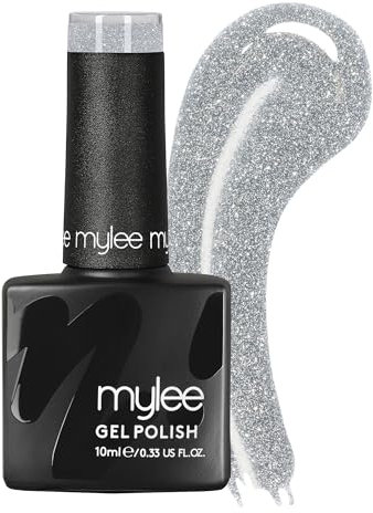 Mylee Reflektierender Gel-Nagellack 10ml [Gatsby] UV/LED, Maniküre, Pediküre, für professionellen Gebrauch im Salon sowie zu Hause [Spotlight Range] Lang anhaltend und mühelos aufzutragen