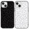 Yoedge 2 Pack Black Leopard Print Phone Case for iPhone 14 Plus 6,7, Ultrathin Soft Silicone with Cheetah Aesthetics Pattern, Shockproof Bumper Protector Matte Girls Cover for iPhone 14 Plus