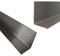 Küchenabschlussleiste Edelstahl - 2m lang - 4x4cm - 0,8mm stark - K240 geschliffen V2A - Abschlussleiste Arbeitsplatte INNEN-WINKEL -200cm 2000mm- Abschlussprofil 40x40mm