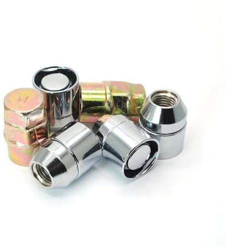 PUNICS Locking Wheel Nuts Compatible With Hyundai For Ix35 For Tucson For Elantra M12x1.5 Wheels Rims Alloy 1.5 Wheel Locks Nuts Wheel Bolts 4 Nuts+2 Key