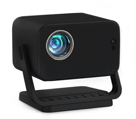 Himovies Projector, WiFi Bluetooth Projector, Auto Keystone and 3D Stereo Sound, 1080P Native Outdoor Movie Projector for Smartphone/TV Stick/HDMI/USB