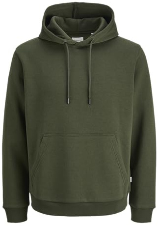 JACK & JONES Male Kapuzenpullover Einfarbig Kapuzenpullover