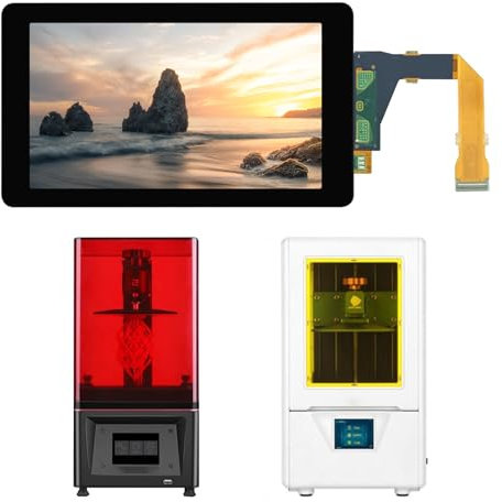 5,5 Zoll LS055R1SX04 Ersatzbildschirm für Anycubic Photon S 3D Drucker LCD Display für Elegoo Mars Pro 2K LCD Bildschirm Assemblea mit Schutzglas, Auflösung 1440 × 2560