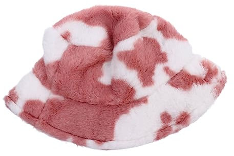 BESPORTBLE Plüsch Fischerhut Für Damen Warmer Sommer-winterhut in Rosa Stylischer Und Eleganter Look Mit Gutem Wärmeschutz Für Freizeit Und Outdoor-aktivitäten