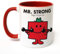 Mr. Men Mr. Strong Large Porcelain Colour Handle Mug Little Miss