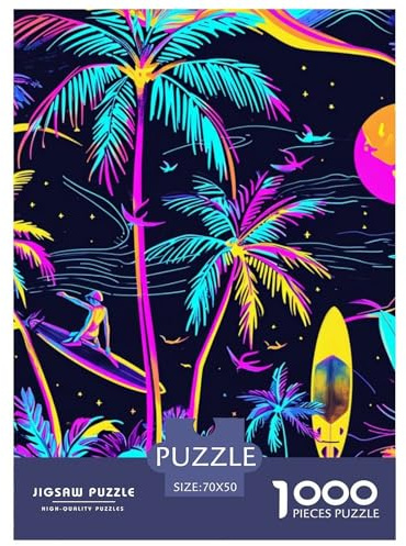Palme Baums 1000 Teile Challenge Puzzle Impossible Spiel Clever Rätsel Für Erwachsene Und Kinder 70x50cm/1000pcs