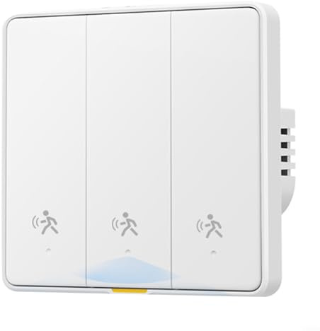 HOHOVYVY Dimmer Switch for Dimmable LED Lights Compatible with ZigBee for C Smart Series, Made of PC + ABS, for AC110-240V Power Supply (White)