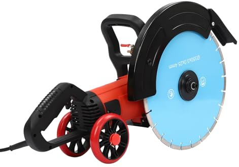 Troncatrice per pietra, 4 KW, 3000 rpm, taglierina per calcestruzzo, 350 mm, con tubo da 5 m, per pietra, cemento, granito e ceramica
