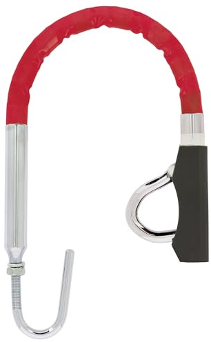 Barra Antirrobo para Volante y Pedal de Coche con Llave Sistema de Cierre Reforzado Tipo Candado Bloqueo Extensible de Seguridad en Acero Reforzado Cierre Resistente Medida 72cm Extendido 82cm