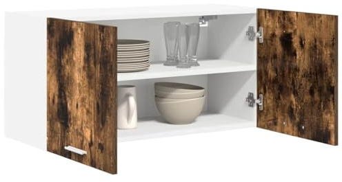 vidaXL Hängeschrank Räuchereiche 80 x 31 x 40 cm Holzwerkstoff