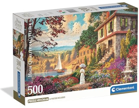 Clementoni Viktorianische Promenade 500 Teile Erwachsene | Gemälde Puzzle Erwachsene in 49 x 36 cm - Puzzle Erwachsene anspruchsvoll von Clementoni 35618