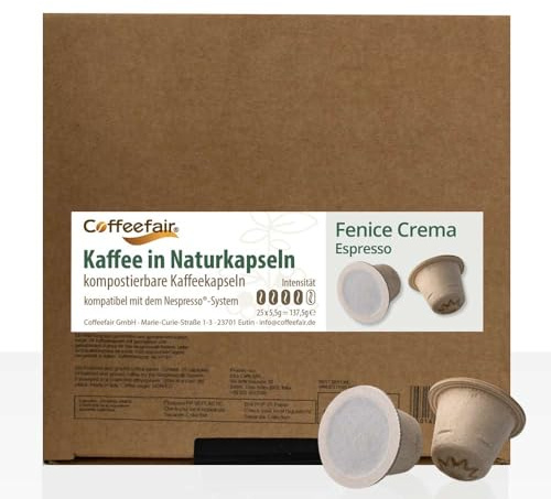 Coffeefair Naturkapseln Fenice Crema Espresso 100 Stk, kompatibel mit Nespresso®