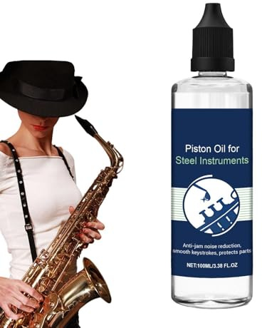Olio per valvola tromba, 100 ml, lubrificante per la pulizia degli strumenti, olio per la cura della chitarra, per la pulizia quotidiana della chitarra, per la manutenzione della musica