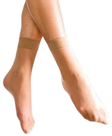 Silky Ladies Soft, Sheer & Durable Smooth Knit Everyday Anklets (3 Pair Multi Pack) (UK Shoe Size 3-8) 100% Nylon