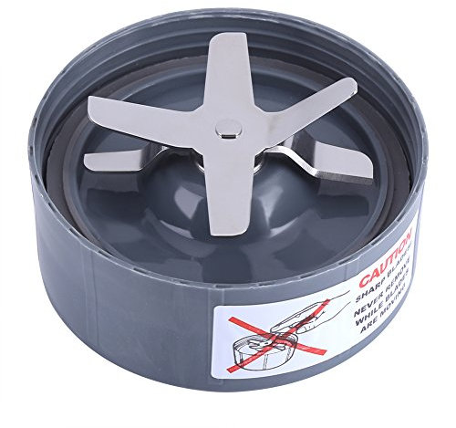 Fdit Pieza de Repuesto de Base de Cuchilla de Acero Inoxidable Cross Extractor para Blender 600 / 900W(900W)