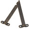 sourcing map Folding Support Hinge Furniture Decorative Box Lid Hinges Bronze Tone 104mmx32mm 4 Pcs