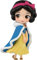 Banpresto - Qposket - Disney Princesses - Blanche Neige et Les Sept Nains - Figurine de Collection Blanche Neige Winter 7cm - 82457PS