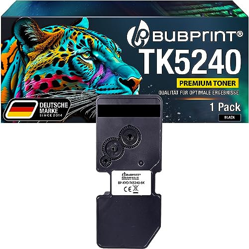 Bubprint Toner kompatibel als Ersatz für Kyocera TK-5240K TK-5240 für Ecosys M5526cdw M5526cdn P5026cdw P5026cdn TK 5240 Schwarz